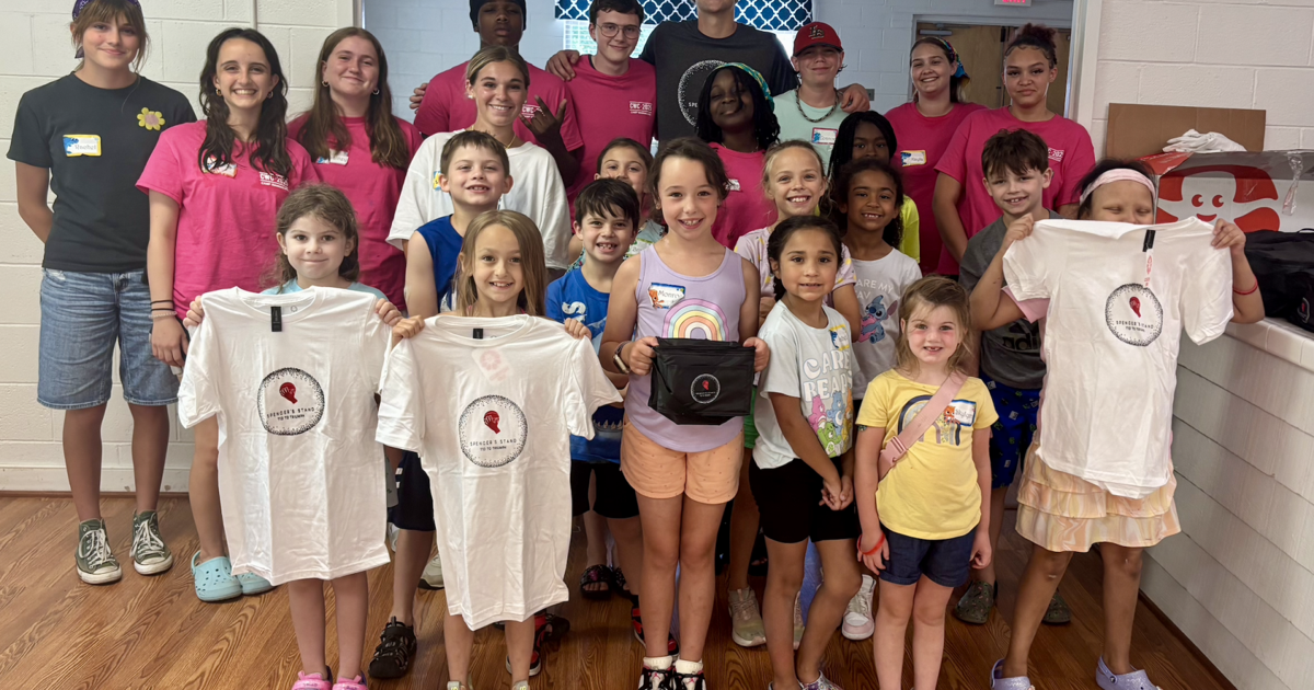 Kids at Spencer's Stand camp for diabetic youth