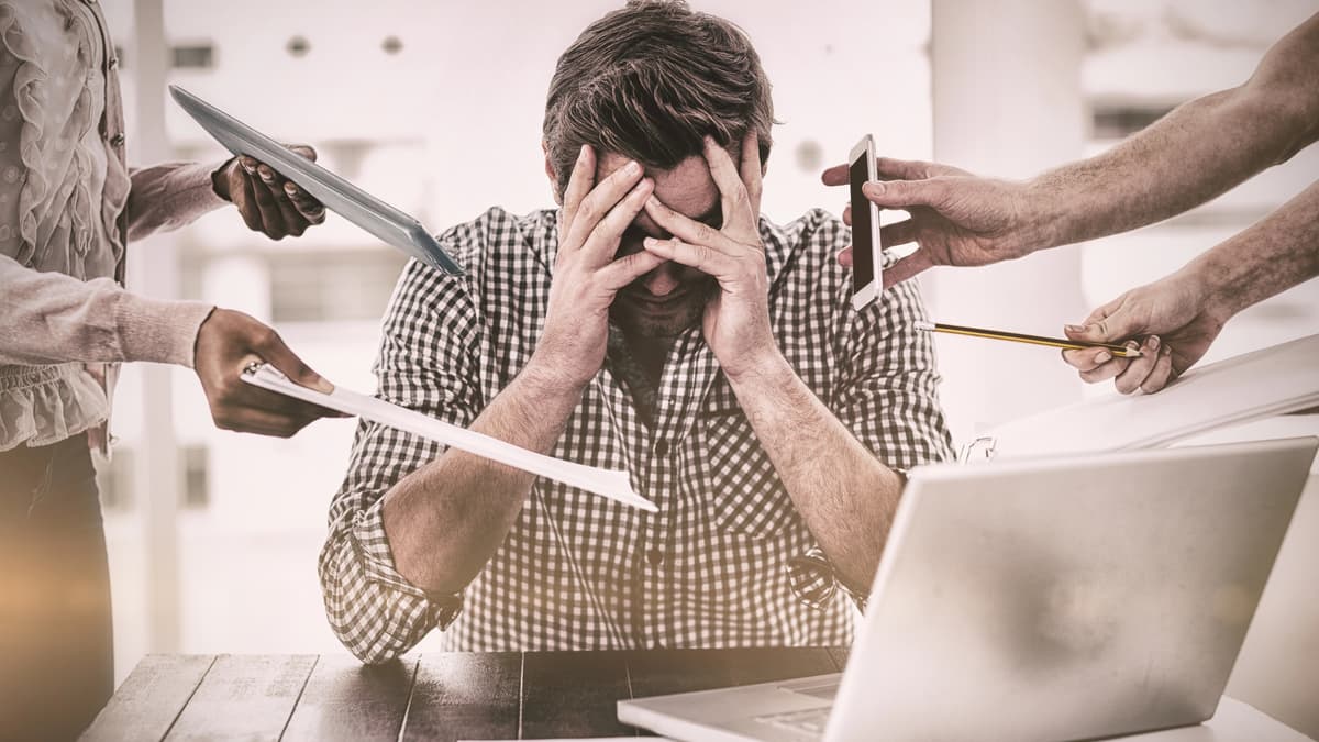 Person in high stress job raising type 2 diabetes risk