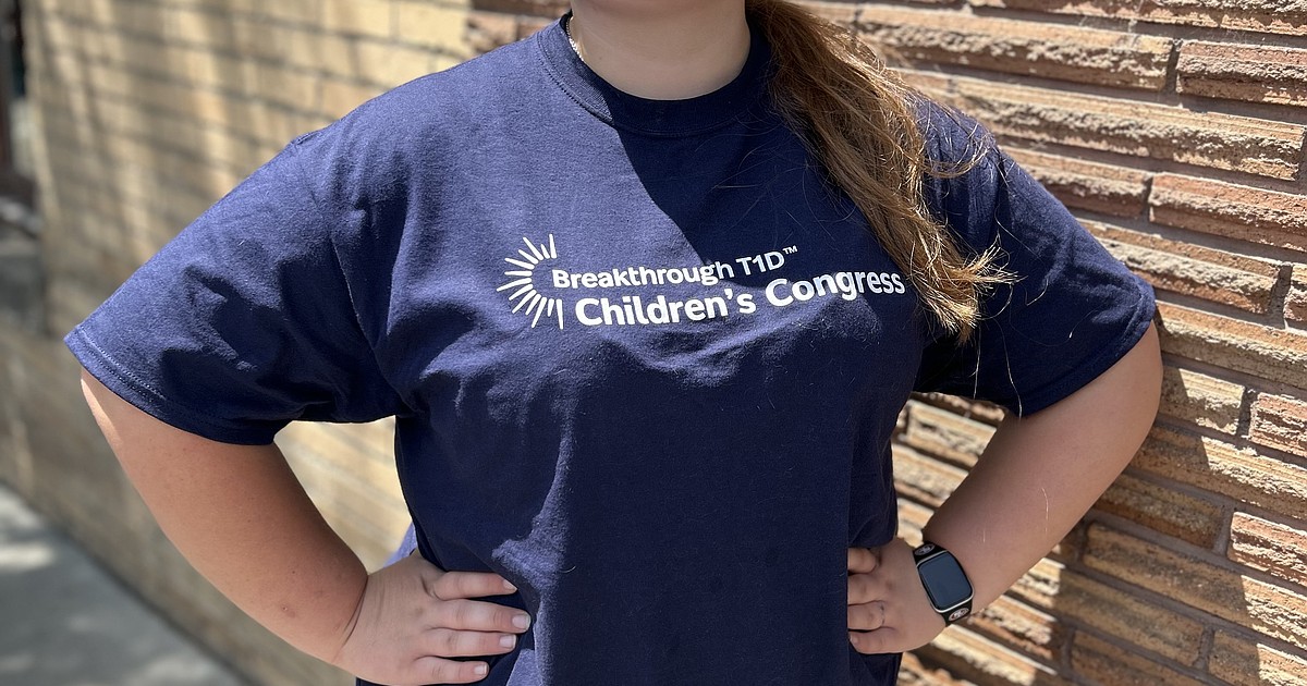 Hydee Lyman representing Idaho at Breakthrough T1D Children's Congress