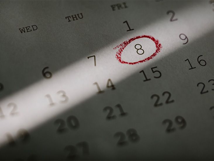 calendar marking days for a fasting-mimicking diet to lower blood sugar