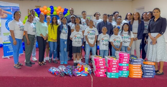 Children with diabetes enjoying summer camp activities with PAHO WHO support