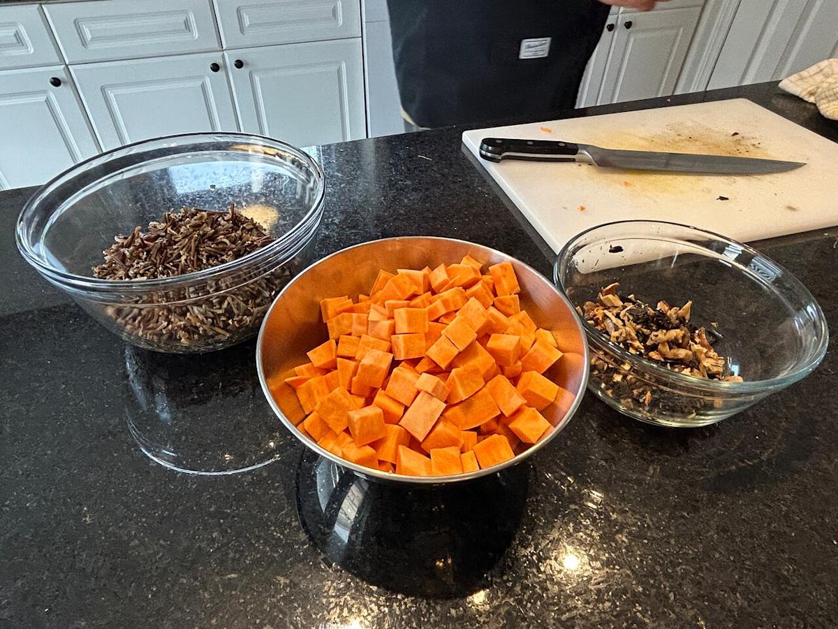 First Nations chef Kirk Ermine healthy traditional cooking with sweet potatoes and game meats