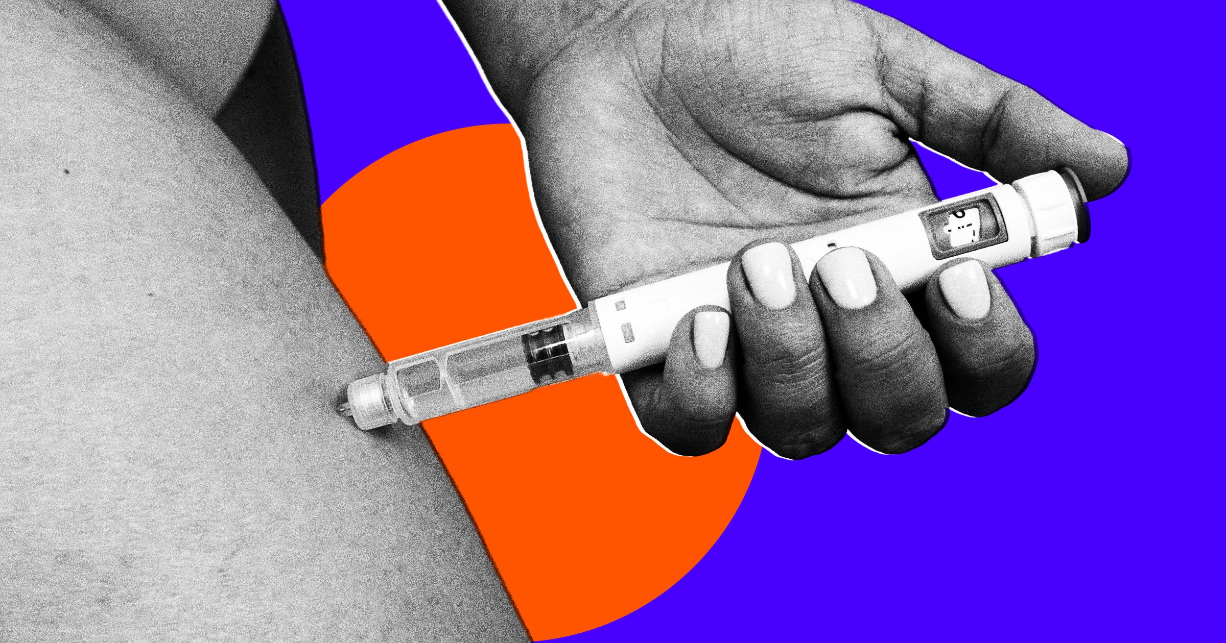 Hand holding a syringe for experimental stem cell diabetes treatment